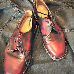 Dr. Martens 1461 Burgundy Red Shoes Sz 10M/12W